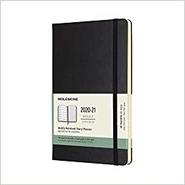 ダウンロード  Moleskine 2020-21 Weekly Planner, 18M, Large, Black, Hard Cover (5 x 8.25) 本