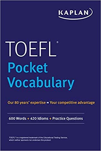 تحميل TOEFL Pocket Vocabulary: 600 Words + 420 Idioms + أسئلة عملية