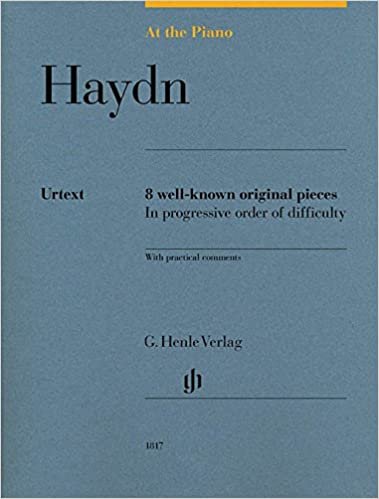 At the Piano - J. Haydn: 8 well-known original pieces - Piano - Score - (HN 1817) indir