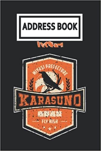 indir Address Book: Haikyuu Anime Manga Volleyball Sport Team Karasuno Telephone &amp; Contact Address Book with Alphabetical Tabs. Small Size 6x9 Organizer and Notes with A-Z Index for Women Men