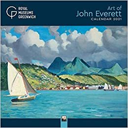 indir Royal Museums Greenwich - the Art of John Everett 2021 Calendar (Wall Calendar)