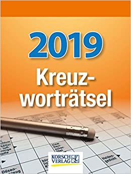 ダウンロード  Kreuzwortraetsel  2019 Tages-Abreisskalender 本