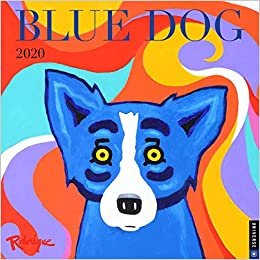 Blue Dog 2020 Wall Calendar