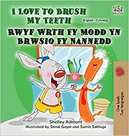 تحميل I Love to Brush My Teeth (English Welsh Bilingual Book for Kids)