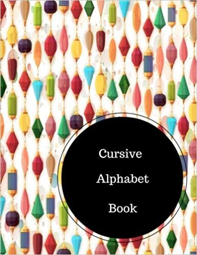 indir Cursive Alphabet Book: Practice Writing Cursive Letters Worksheets. Large 8.5 in by 11 in Notebook Journal . A B C in Uppercase &amp; Lower Case. Dotted, With Arrows And Plain