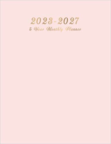 Phogogo Ocean Misty Rose Color Cover 2023-2027 5 Year Monthly Planner: Five Year Planner Calendar Schedule Organizer, Agenda Schedule Logbook is perfect for Working, Business, Work from Home, Homeschool. تكوين تحميل مجانا Phogogo Ocean تكوين