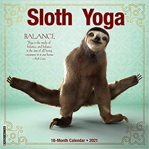 Sloth Yoga 2021 Calendar ダウンロード