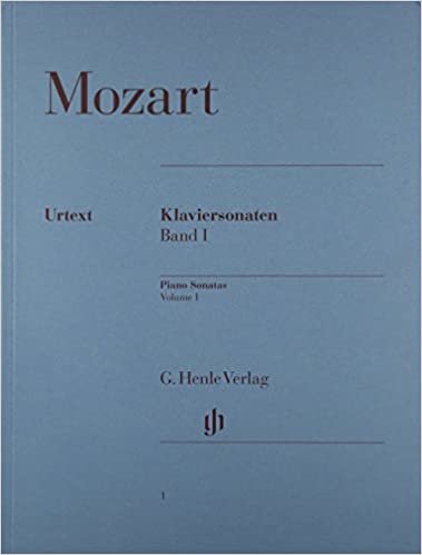 モーツァルト: ピアノ・ソナタ集 第1巻/ヘンレ社/原典版