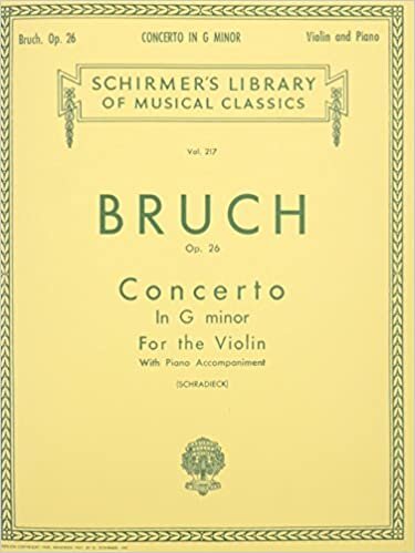 ダウンロード  Concerto in G Minor, Op. 26 (Schirmer Library of Classics, 217) 本