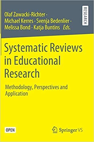 تحميل Systematic Reviews in Educational Research: Methodology, Perspectives and Application