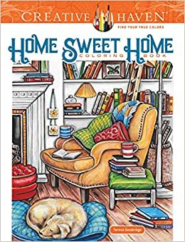 ダウンロード  Creative Haven Home Sweet Home Coloring Book (Adult Coloring) 本