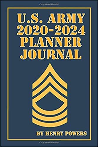 U.S. Army 2020 - 2024 Planner Journal: Army Master Sergeant MSG Sixty-Month Combination Planner Journal 2020-2024 indir