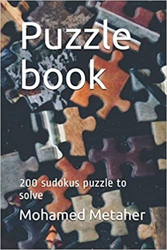 Puzzle book: 200 sudokus puzzle to solve