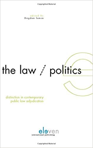 The Law/politics Distinction in Contemporary Public Law Adjudication