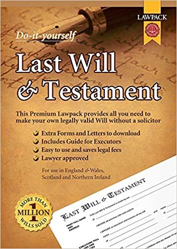 تحميل Premium Last Will &amp; Testament Kit: All You Need to Make Your Own Legally Valid Will without a Solicitor