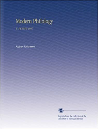 Modern Philology: V. 14 1916-1917 indir