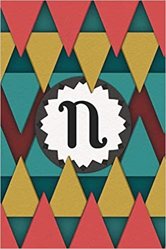 indir N: Monogram Initial N - Journal / Notebook ( 6&quot; x 9&quot; ) - College Ruled / Lined - 120 Pages