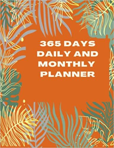 ダウンロード  365 Days Daily And Monthly Planner Calendar To Do 365 Large For Monthly Month 2023: Day monthly Priorities Marble with ... 2023 Diary day 本