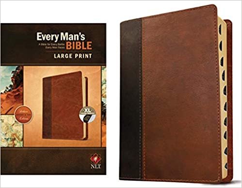ダウンロード  Every Man's Bible: New Living Translation, Brown and Tan 本