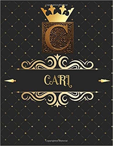 Carl: Unique Personalized Gift for Him - Writing Journal / Notebook for Men with Gold Monogram Initials Names Journals to Write with 120 Pages of Life ... Thoughtful Cool Present for Male (Carl Book) indir