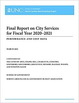 تحميل Final Report on City Services for Fiscal Year 2020-2021: Performance and Cost Data