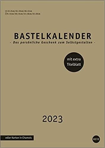 ダウンロード  Premium-Bastelkalender gold A4 2023 本