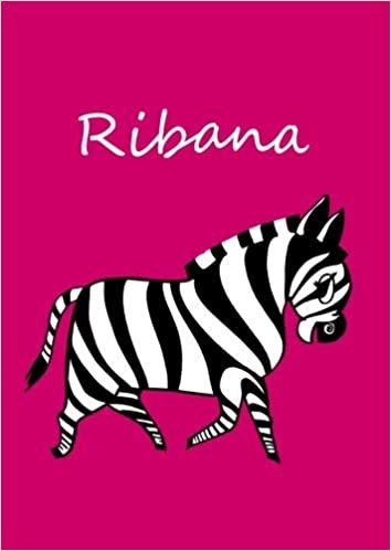 indir Ribana: individualisiertes Malbuch / Notizbuch / Tagebuch - Zebra - A4 - blanko