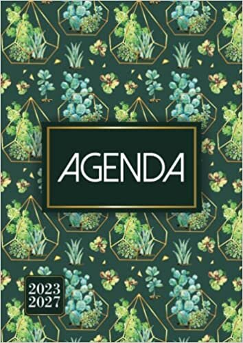 Agenda 2023-2027: Agenda 5 anni 2023-2027 Mensile, 60 mesi grande A4, con vacanze in Italia, calendario annuale