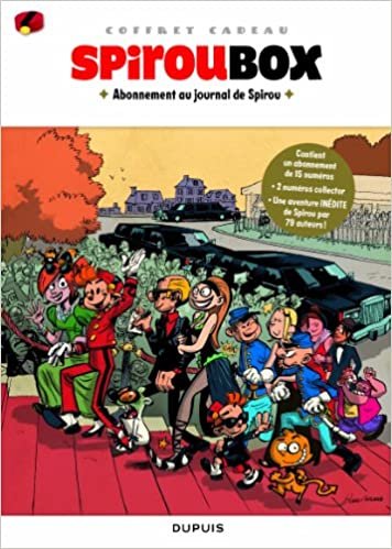 La Spiroubox , Coffret abonnement de 15 n° au journal de Spirou + 2 n° collectors + Une aventure inédite de Spirou par 79 auteurs (COFFRET LE JOURNAL DE SPIROU)