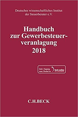 indir Handbuch zur Gewerbesteuerveranlagung 2018