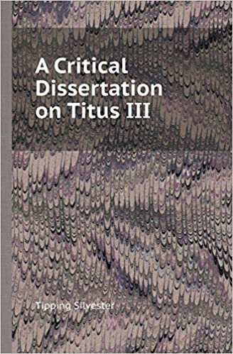 indir A Critical Dissertation on Titus III