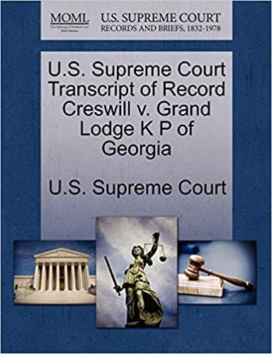 indir U.S. Supreme Court Transcript of Record Creswill v. Grand Lodge K P of Georgia