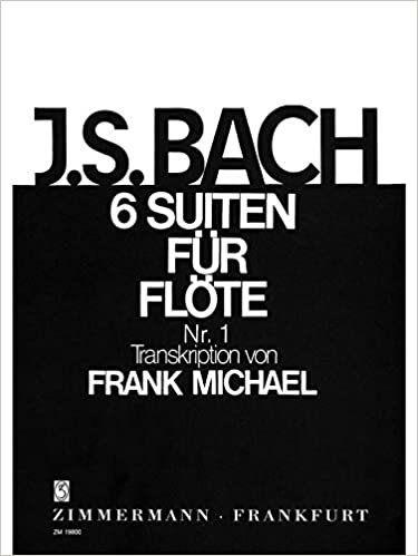 Sechs Suiten: Nr. 1 G-Dur. BWV 1007. Flöte. indir