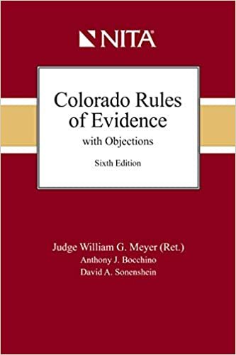 indir Colorado Rules of Evidence With Objections (Nita)