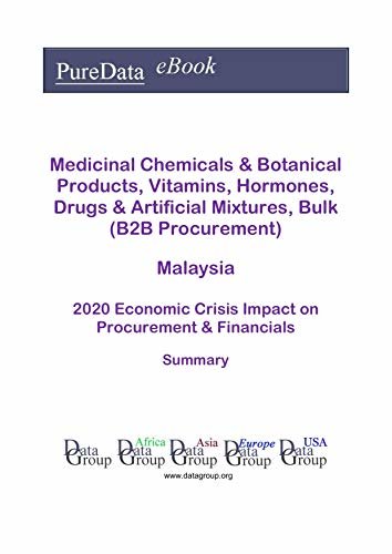 ダウンロード  Medicinal Chemicals & Botanical Products, Vitamins, Hormones, Drugs & Artificial Mixtures, Bulk (B2B Procurement) Malaysia Summary: 2020 Economic Crisis ... on Revenues & Financials (English Edition) 本