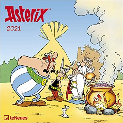 Asterix 2021 - Wand-Kalender - Broschüren-Kalender - 30x30 - 30x60 geöffnet - Cartoon indir