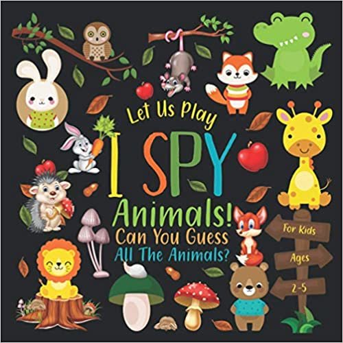 indir Let Us Play I Spy Animals! Can You Guess All The Animals? (For Kids Ages 2-5): Animal Puzzle Book For Kids Ages 2-5 Year Old, Toddlers, Preschoolers &amp; ... | Learn With Fun I Spy Animals Book For Gifts