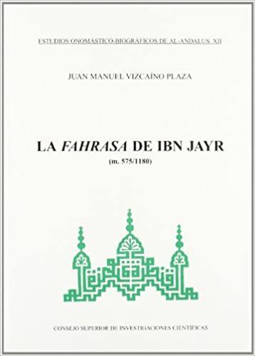 اقرأ Estudios onomástico-biográficos de Al-Andalus. Vol. XII. La Fahrasa de Ibn Jayr (m. 575/1180) الكتاب الاليكتروني 