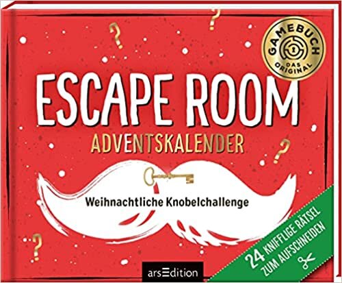 تحميل Escape Room Adventskalender. Weihnachtliche Knobelchallenge: 24 knifflige Rätsel zum Aufschneiden