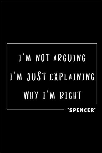 indir SPENCER Gift Quote Personalized Name Funny Birthday Joke Journal: This Design is the perfect Gift Idea for anyone named SPENCER