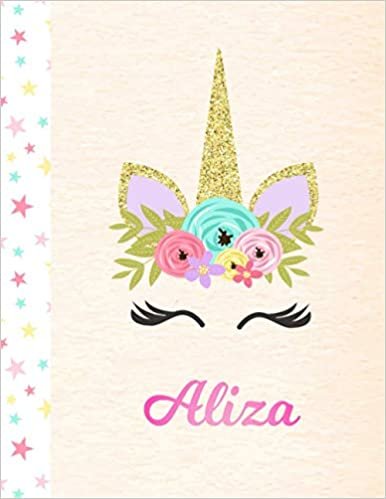 ダウンロード  Aliza: 2 Year Unicorn Daily & Weekly Planner (2021 & 2022) - Personalized Custom Pink First Name for Girls - 8.5 x 11 (104 Pages) - Learn to Plan Each Day & Week 本