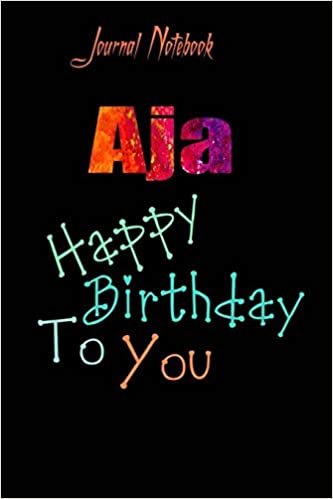 Aja: Happy Birthday To you Sheet 9x6 Inches 120 Pages with bleed - A Great Happybirthday Gift