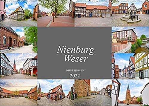 ダウンロード  Nienburg Weser Impressionen (Wandkalender 2022 DIN A2 quer): Nienburg / Weser auf zwoelf wunderschoenen Bildern festgehalten (Monatskalender, 14 Seiten ) 本