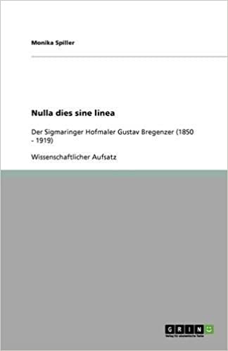 indir Nulla dies sine linea: Der Sigmaringer Hofmaler Gustav Bregenzer (1850 - 1919)