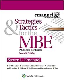 ダウンロード  Strategies & Tactics for the MBE: Multistate Bar Exam (Bar Review) 本