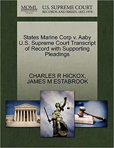 indir States Marine Corp v. Aaby U.S. Supreme Court Transcript of Record with Supporting Pleadings