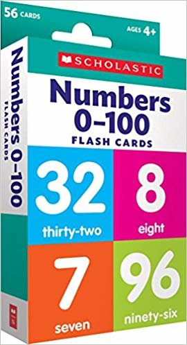 أرقام الفلاش البطاقات: 0 – 100