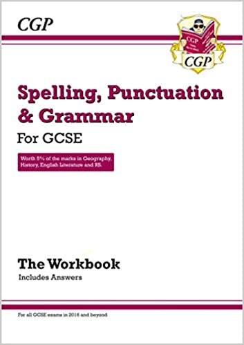 indir Spelling, Punctuation and Grammar for Grade 9-1 GCSE Workbook (includes Answers) (CGP GCSE English 9-1 Revision)