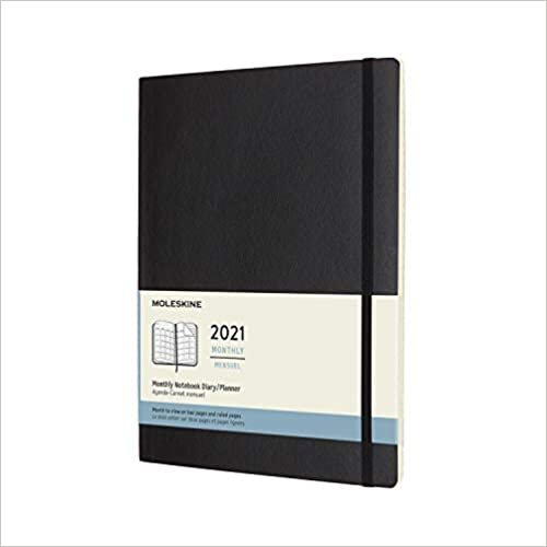 ダウンロード  Moleskine 2021 Monthly Planner, 12M, Extra Large, Black, Soft Cover (7.5 x 9.75) 本