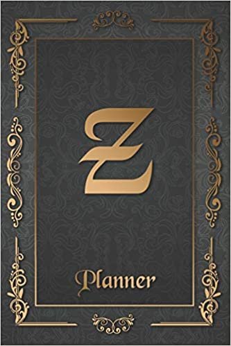 Z: Letter Journal Monogram Minimalist Lined Notebook To Do List Undated Daily Planner for Personal and Business Activities with Check Boxes to Help ... to Get Organized (9 x 6 inches 120 pages) indir